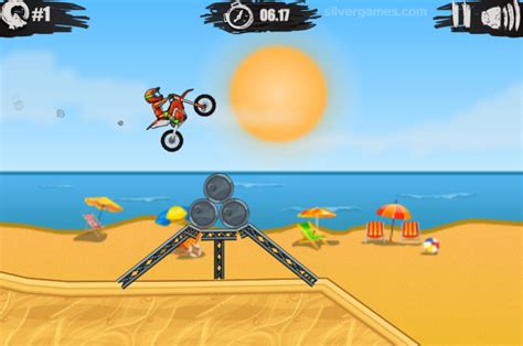 You control a motocross bike and must go your way. . Motorbike games cool maths